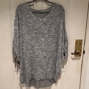 bryn Walker Gray Tunic Top
